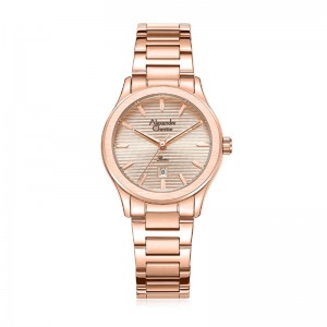 Alexandre Christie AC 8701 Rosegold Full Lady LDBRGLN